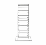 Pizza Pan Rack - Chrome-Plated Steel (11 or 15 Tiers) - Cafe Supply