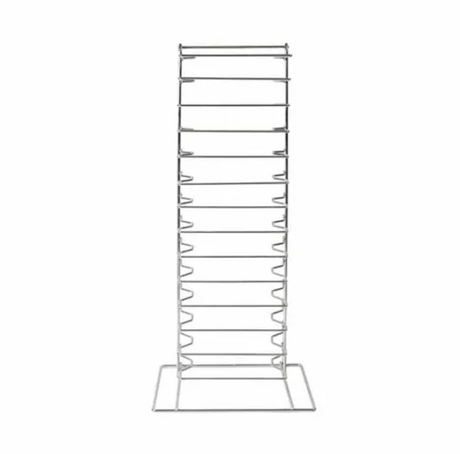 Pizza Pan Rack - Chrome-Plated Steel (11 or 15 Tiers) - Cafe Supply