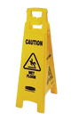 Rubbermaid Floor Sign "Caution Wet Floor" 4 sided - Cafe Supply