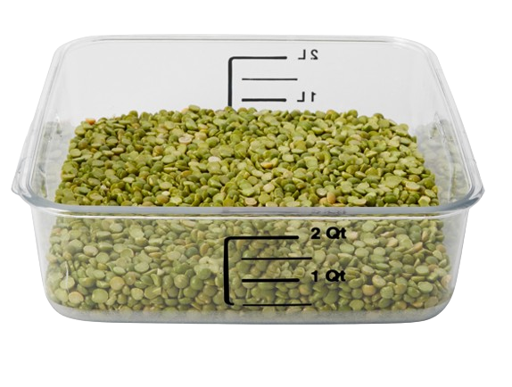 Rubbermaid Square Storage Container, 1.9L, Clear - Cafe Supply