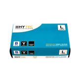 Hytec Blue Vinyl Gloves, Powder Free - Cafe Supply