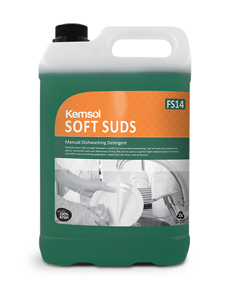 Kemsol Soft Suds Dishwashing Detergent 5L DGN - Cafe Supply