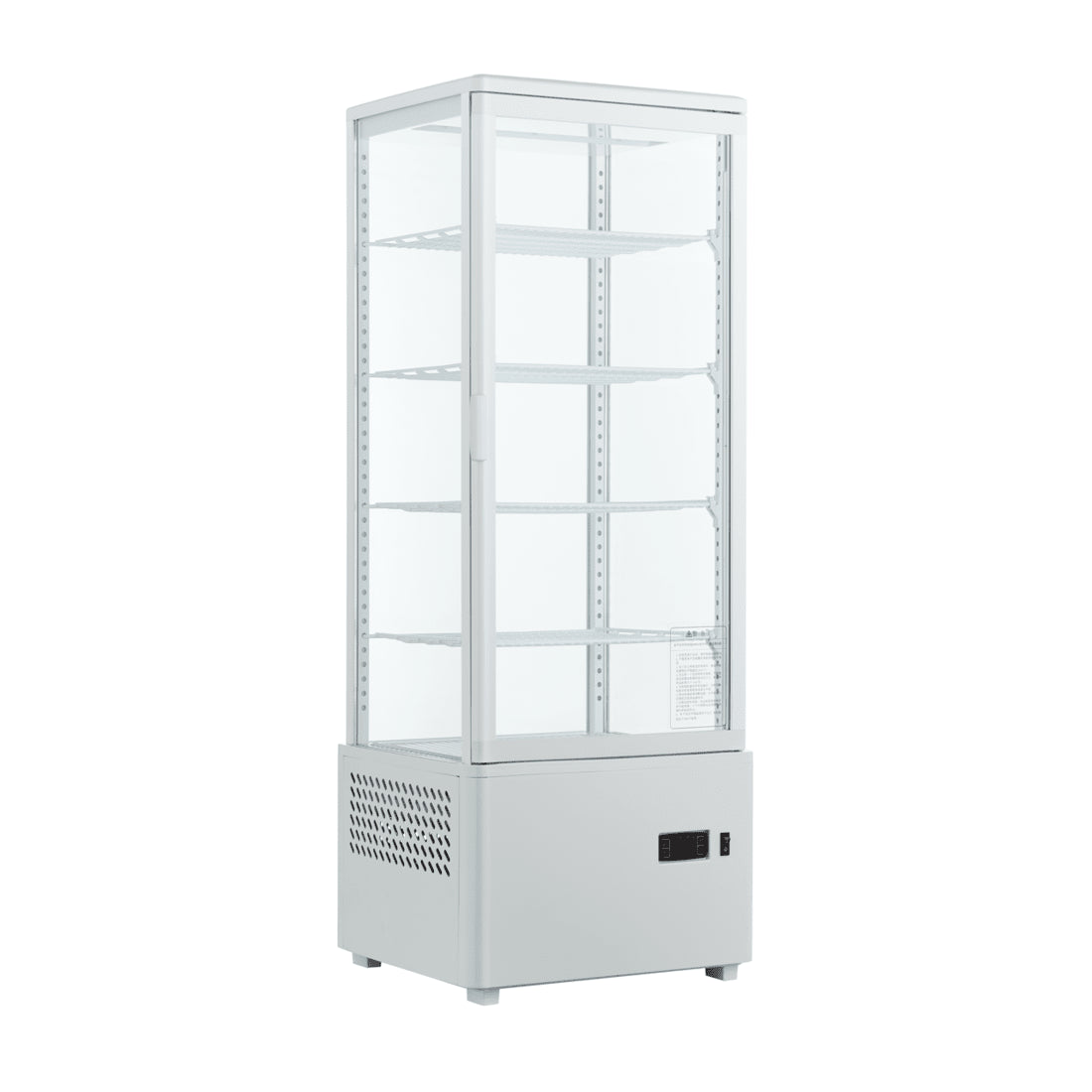 Four Glass Door Counter Top Beverage Display Fridge TCBD108L - Cafe Supply