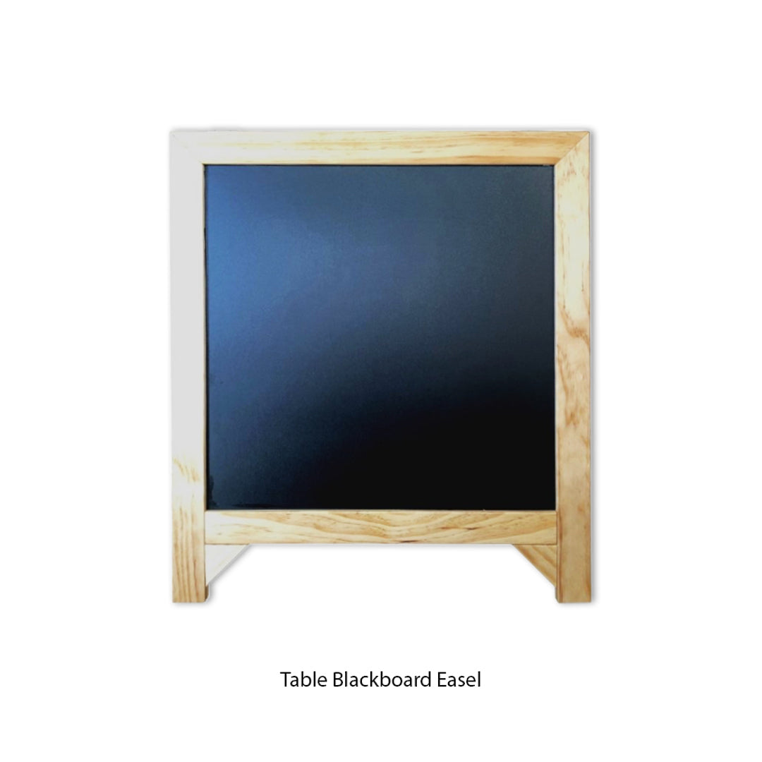 TABLE TOP INDOOR SANDWICH BLACKBOARD | 500W x 500H | 550H o/all - Cafe Supply
