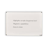 ACRYLIC LACQUER WHITEBOARD | Aluminium Frame - Cafe Supply