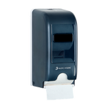 Pacific Hygiene 2 Roll Drop Down Toilet Tissue Dispenser - Smoke Blue - Cafe Supply