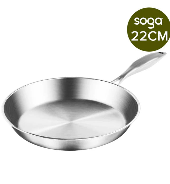 22CM TOP GRADE INDUCTION COOKING FRYPAN - Cafe Supply