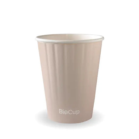 390ml / 12oz (90mm) Stone Double Wall Biocup - Cafe Supply