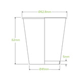 120ml / 4oz (63mm) Stone Single Wall BioCup
