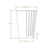 255ml / 8oz (80mm) Stone Double Wall Biocup