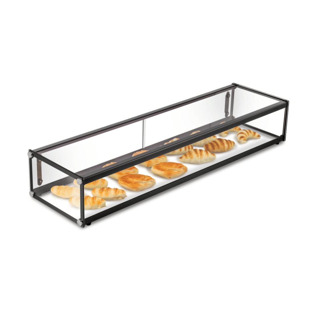 Bonvue Pre-assembled Single Layer Ambient Showcase – AD1-1200 - Cafe Supply
