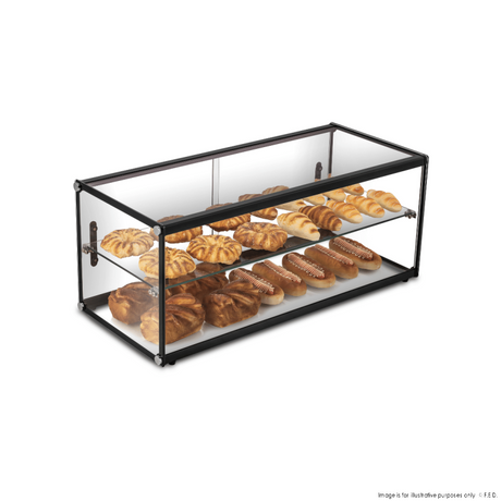 Bonvue Pre-assembled Two Layer Ambient Showcase – AD2-900 - Cafe Supply