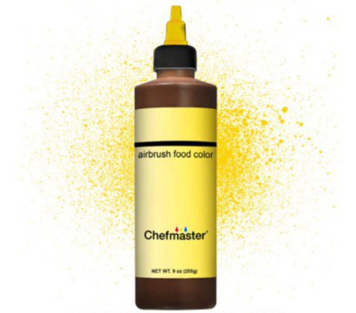 Chefmaster Airbrush Liquid Canary Yellow 9oz - Cafe Supply