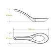 14cm Plant Fibre Chinese Soup Spoon - Cafe Supply