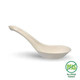 14cm Plant Fibre Chinese Soup Spoon - Cafe Supply