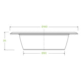390ml / 12oz White Plant Fibre BioBowl - Cafe Supply