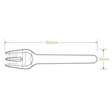 15cm Plant Fibre Fork - Cafe Supply