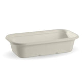1,000ml White Plant Fibre Takeaway Base - Cafe Supply