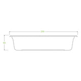 1,000ml Plant Fibre Tray - Cafe Supply