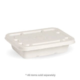 500ml White Plant Fibre Takeaway Base - Cafe Supply