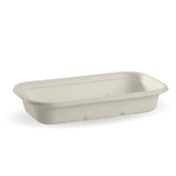 750ml White Plant Fibre Takeaway Base - Cafe Supply