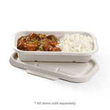 750ml White Plant Fibre Takeaway Base - Cafe Supply