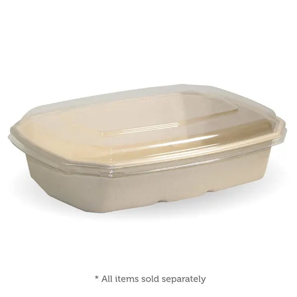 950ml Natural Plant Fibre Octa Takeaway Base - Cafe Supply