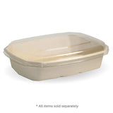 600 & 950ml Clear RPET Octa Takeaway Lid - Cafe Supply