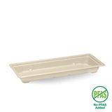 Long Plant Fibre Sushi Tray - Cafe Supply