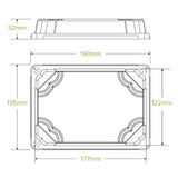 Medium PLA Sushi Tray Lid - Cafe Supply