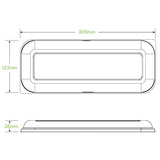 Plant Fibre Oyster Tray Lid - Cafe Supply