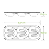 Plant Fibre Oyster Tray Base - Cafe Supply
