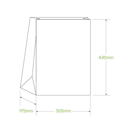 #20 SOS Kraft Paper Bag - Cafe Supply