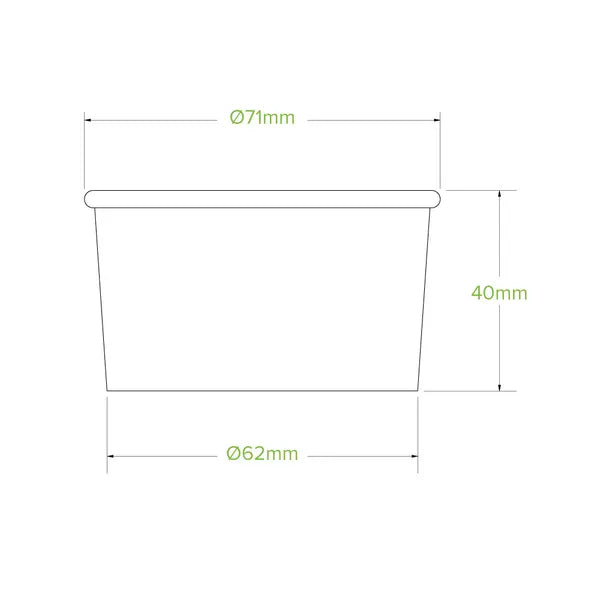 90ml / 3oz Ice Cream BioCup - Cafe Supply