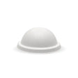 90ml / 3oz Plant Fibre Dome Ice Cream BioCup Lid - Cafe Supply