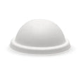 240ml / 8oz Plant Fibre Dome Ice Cream BioCup Lid - Cafe Supply