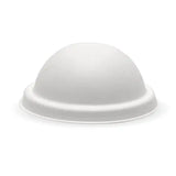 240ml / 8oz Plant Fibre Dome Ice Cream BioCup Lid - Cafe Supply