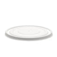 500-1,000ml White Plant Fibre BioBowl Lid - Cafe Supply