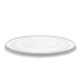 1,300ml White Plant Fibre BioBowl Lid - Cafe Supply