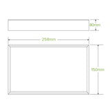 Extra Small BioBoard Catering Tray Base - Cafe Supply