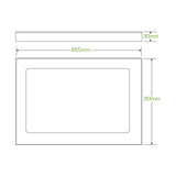Extra Large BioBoard Catering Tray PLA Window Lid - Cafe Supply