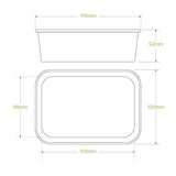 650ml White BioBoard Takeaway Base - Cafe Supply