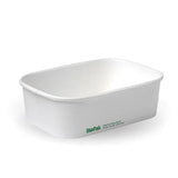 650ml White BioBoard Takeaway Base - Cafe Supply