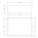 Large BioBoard Lunch Box - Cafe Supply