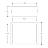 Medium BioBoard Lunch Box - Cafe Supply