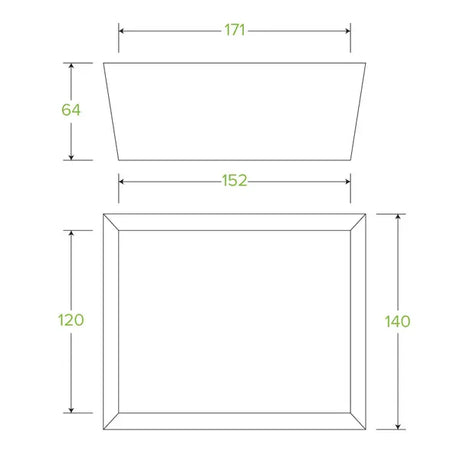 Medium BioBoard Lunch Box - Cafe Supply
