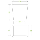 960ml / 32oz BioBoard Noodle Box - Cafe Supply