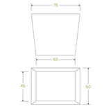 240ml / 8oz BioBoard Noodle Box - Cafe Supply