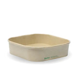 750ml Kraft BioBoard Square Takeaway Base - Cafe Supply