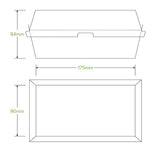 Regular Snack BioBoard Box - Cafe Supply